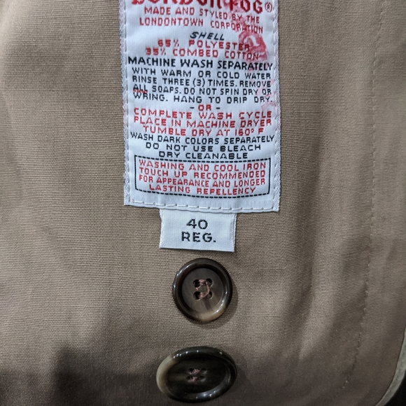 Vintage London Fog Maincoat Weatherwear - Picture 5 of 9